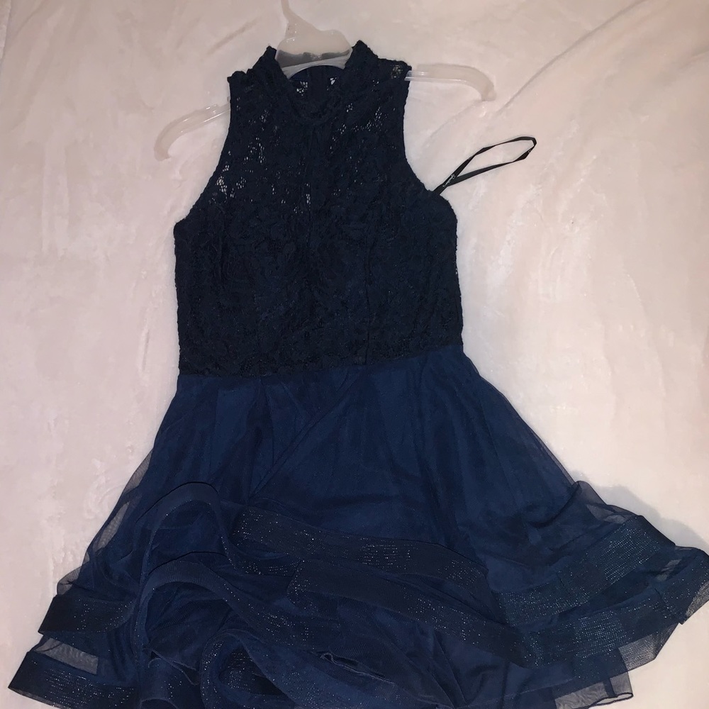 Navy blue dress